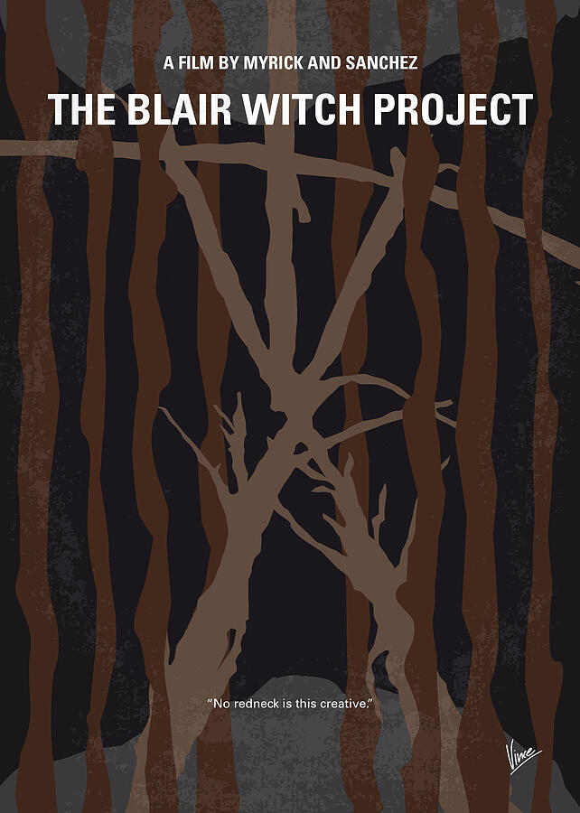 The Blair Witch Project Digital Art - No476 My The Blair Witch Project minimal movie poster by Chungkong Art
