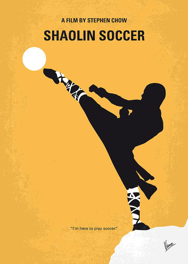 Soccer Digital Art - No480 My Shaolin Soccer minimal movie poster by Chungkong Art