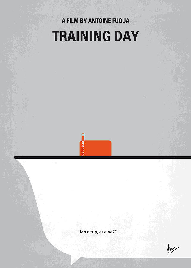 Training Day Digital Art - No497 My Training Day minimal movie poster by Chungkong Art