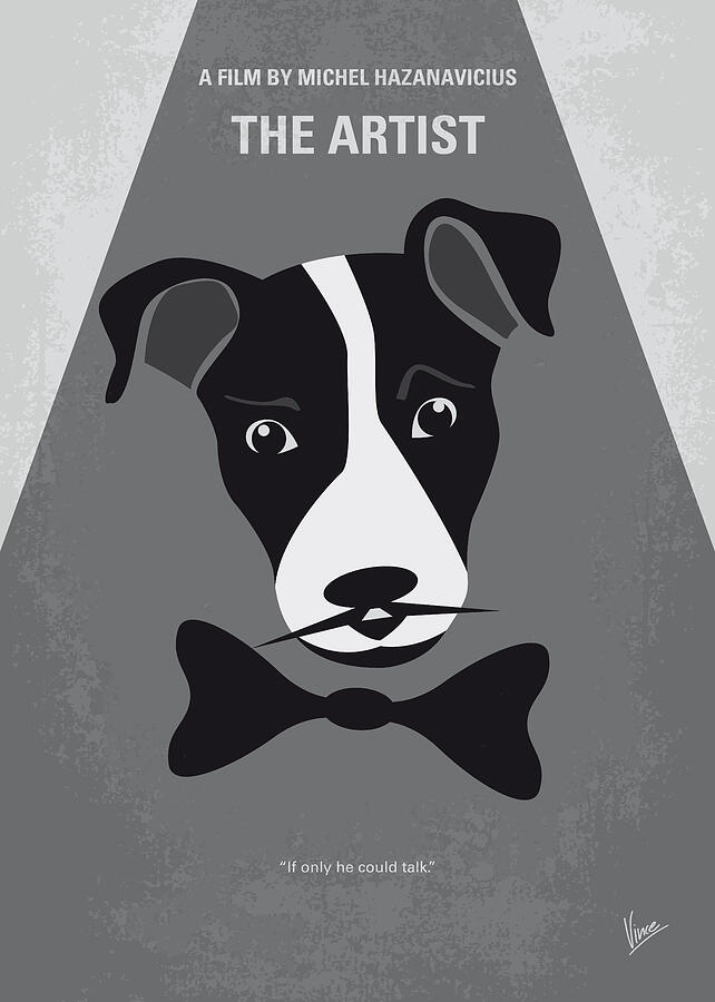 Hollywood Digital Art - No609 My The Artist minimal movie poster by Chungkong Art