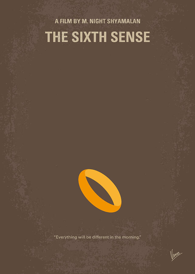No638 My The Sixth Sense minimal movie poster Digital Art by Chungkong Art