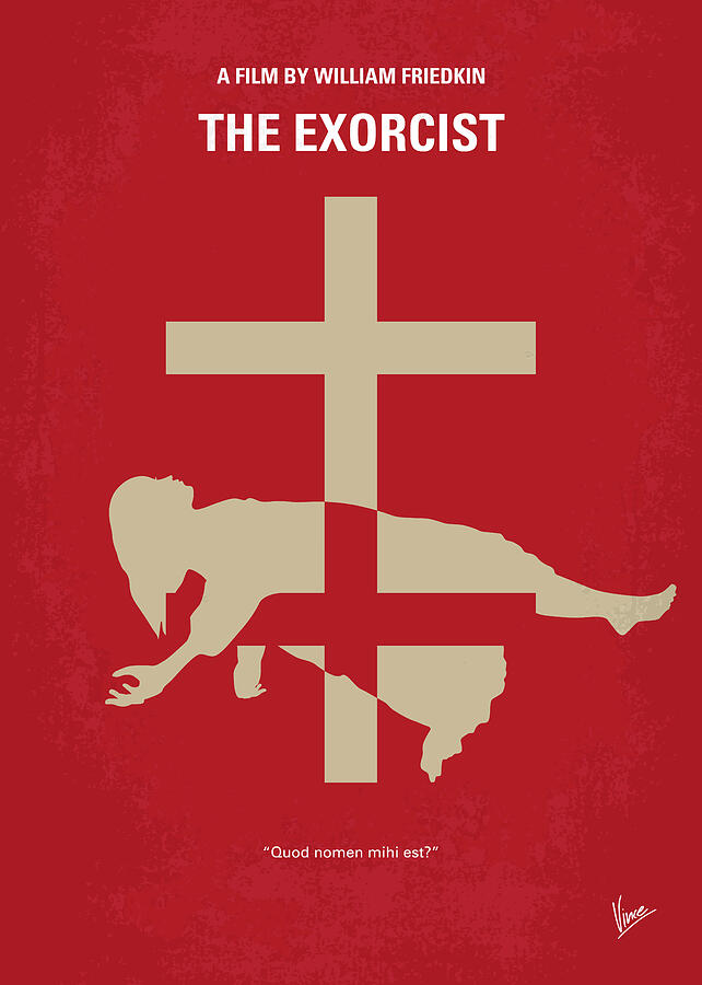 No666 My The Exorcist minimal movie poster Photograph by Chungkong Art