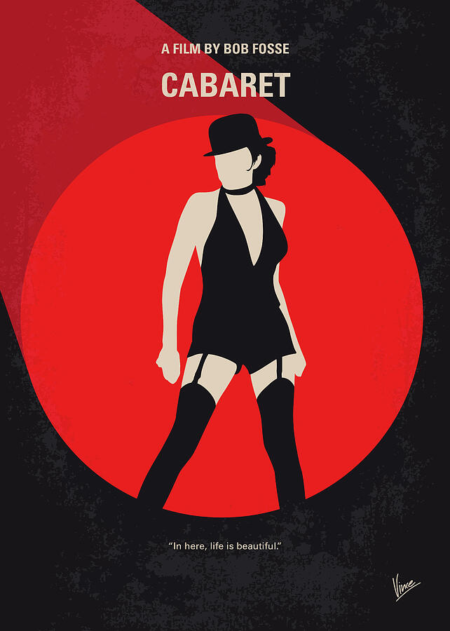 No742 My Cabaret minimal movie poster Digital Art by Chungkong Art