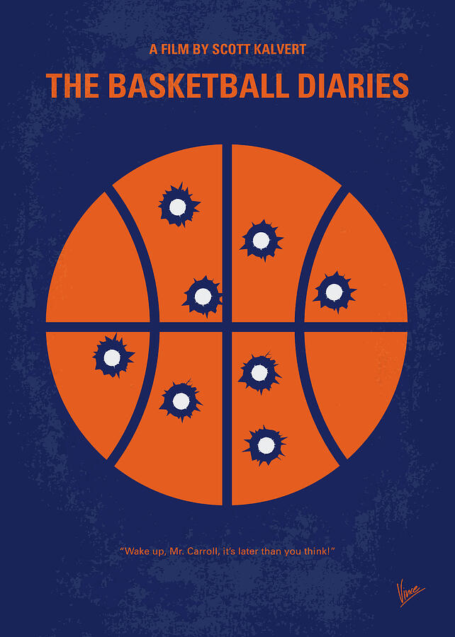 No782 My The Basketball Diaries minimal movie poster Digital Art by Chungkong Art