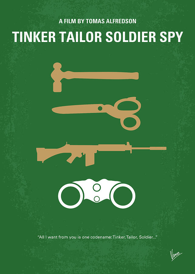 No787 My Tinker Tailor Soldier Spy minimal movie poster Digital Art by Chungkong Art