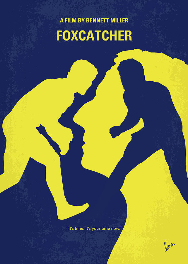 Hollywood Digital Art - No788 My Foxcatcher minimal movie poster by Chungkong Art