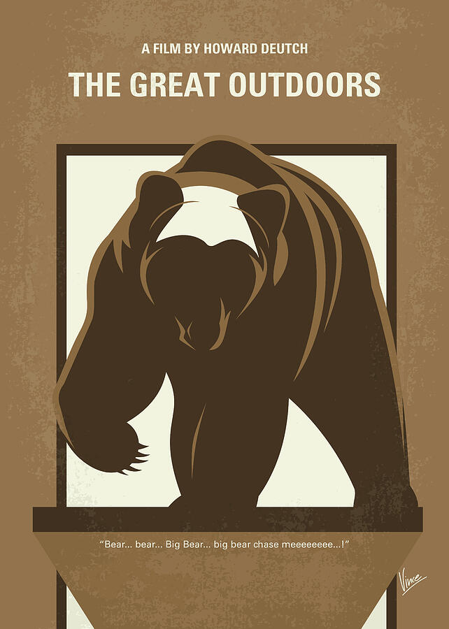 The Great Outdoors Digital Art - No824 My The Great Outdoors minimal movie poster by Chungkong Art