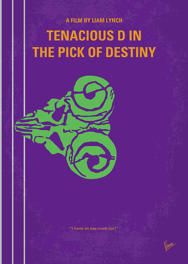 No863 My The Pick of Destiny minimal movie poster Digital Art by Chungkong Art