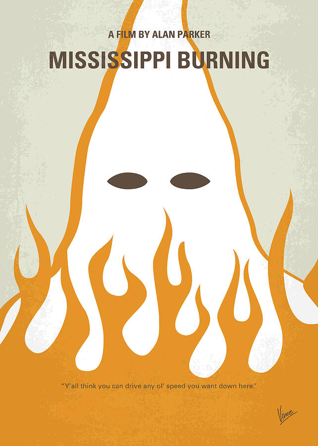 No882 My Mississippi burning minimal movie poster Digital Art by Chungkong Art