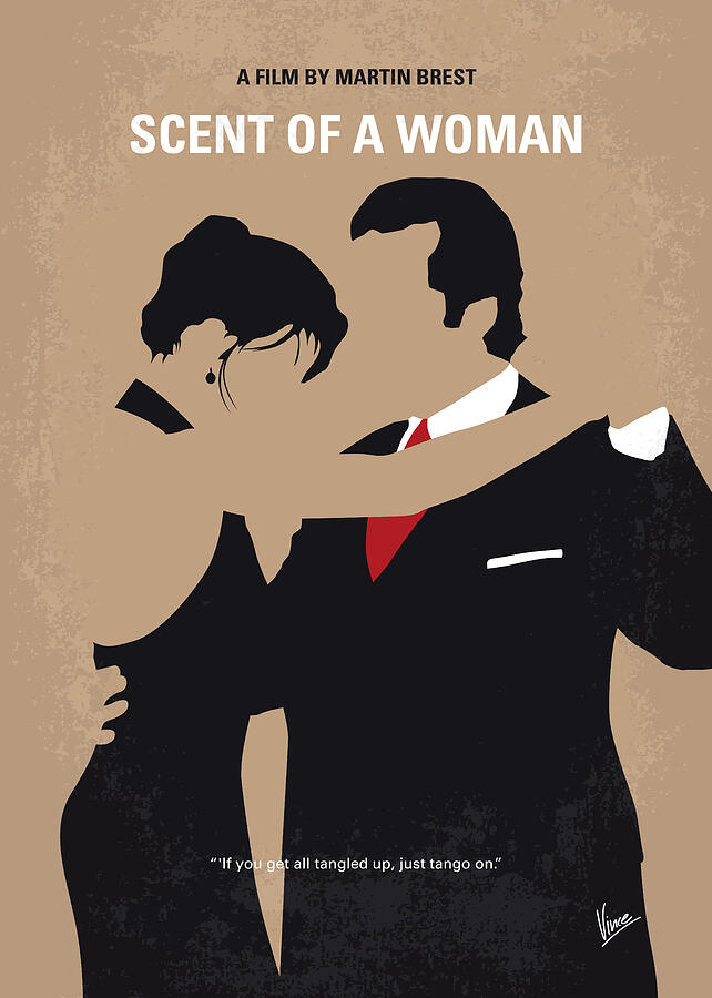Scent Digital Art - No888 My Scent of a Woman minimal movie poster by Chungkong Art