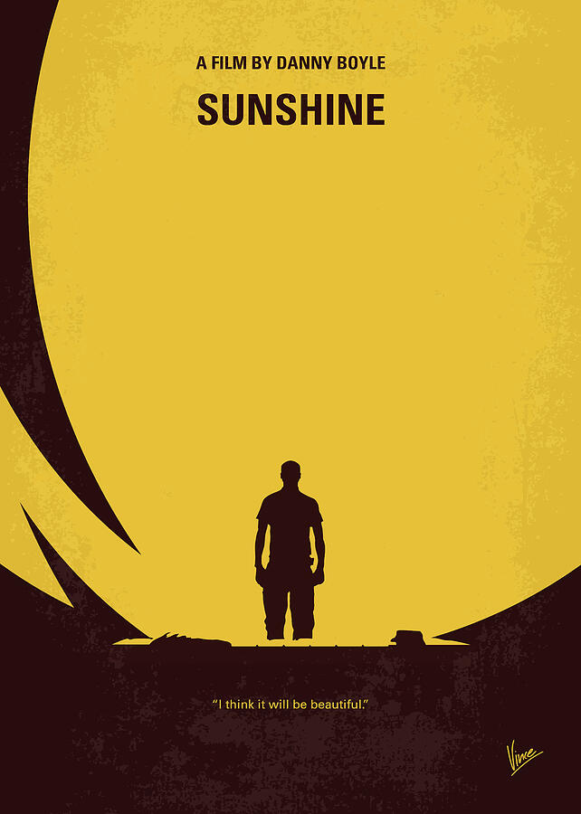 Space Digital Art - No947 My Sunshine minimal movie poster by Chungkong Art