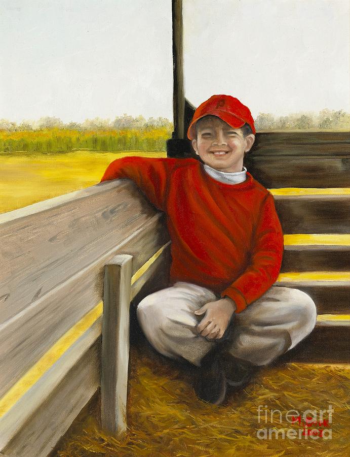 Noah on the Hayride Painting by Marlene Book