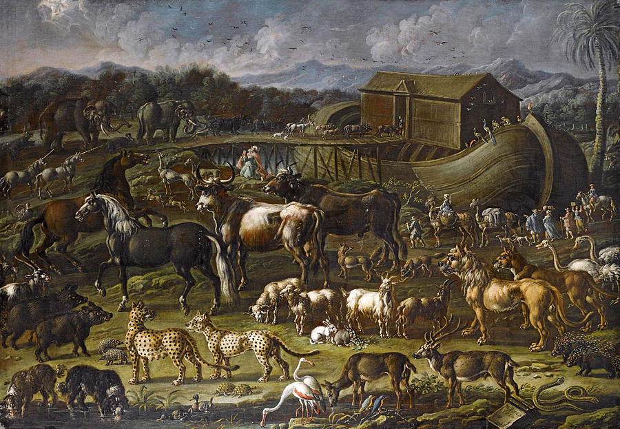 Noahs Ark Painting by Cajetan Roos