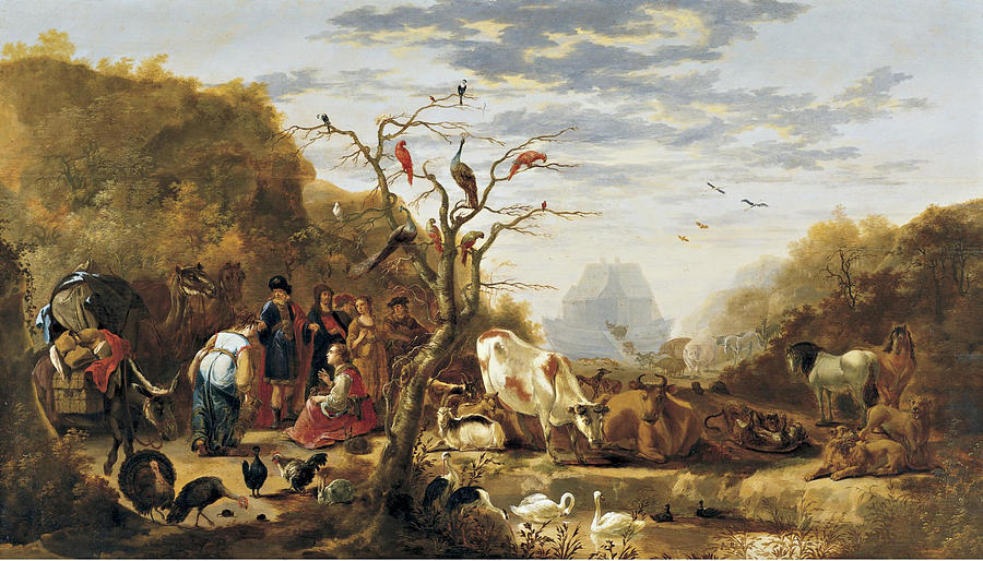 Noahs Ark Painting by Cornelis Snellinck