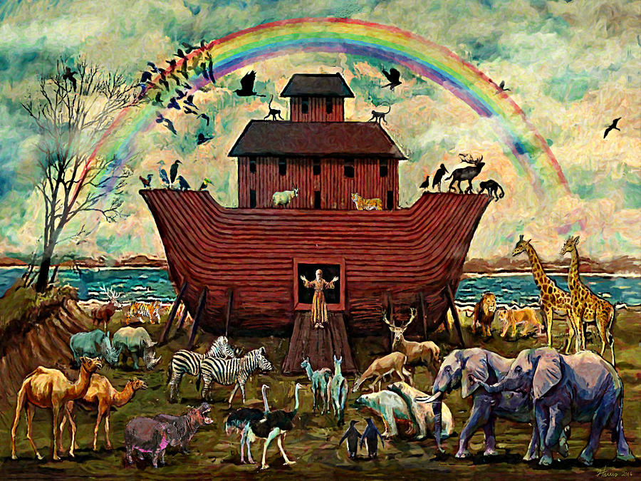 Noahs Ark Digital Art by Frank Harris