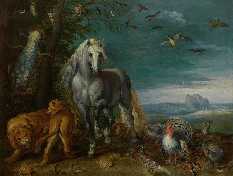 Animal Painting - Noahs Ark by Jan van Kessel