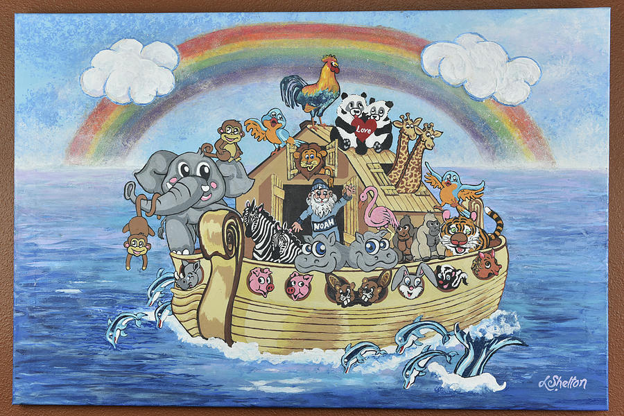 Noah's Ark Painting by Linda Shelton - Pixels