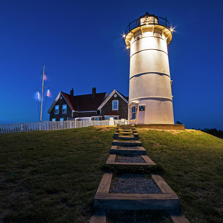 Nobska Light Falmouth MA Cape Cod Photograph by Toby McGuire
