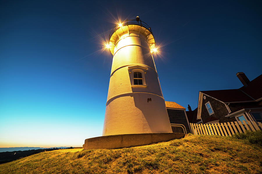 Nobska Light Falmouth MA Cape Cod Window Shadow Photograph by Toby McGuire