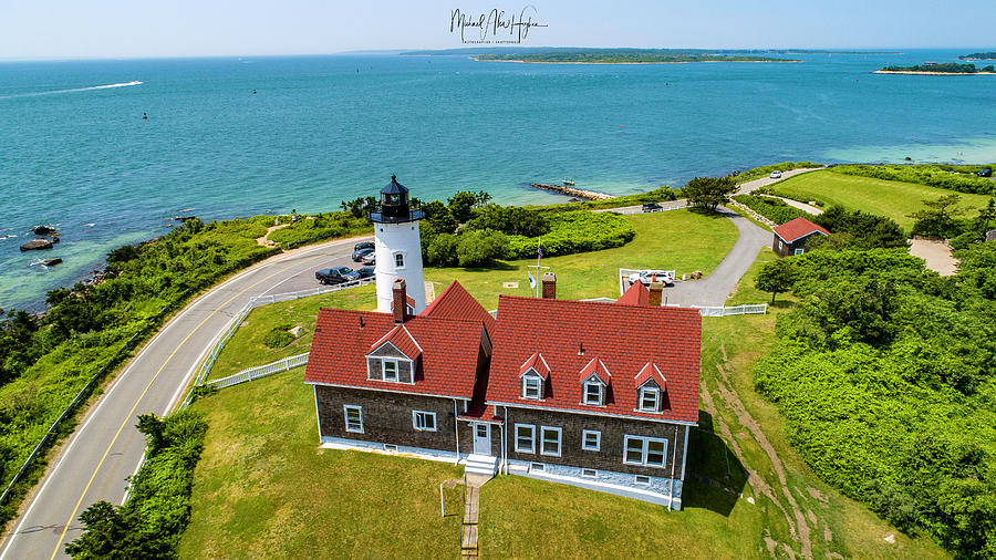 Nobska Light House  Photograph by Veterans Aerial Media LLC