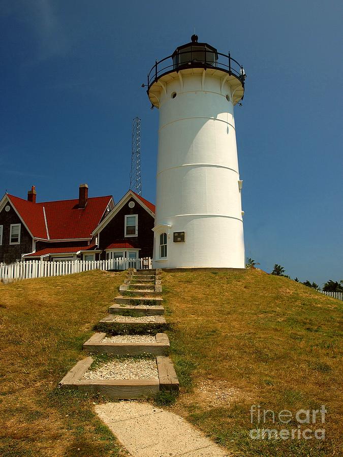 Nobska lighthouse Photograph by Raymond Earley