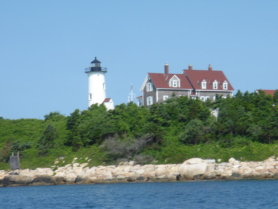 Nobska Point Lighthouse Photograph by Donna Walsh