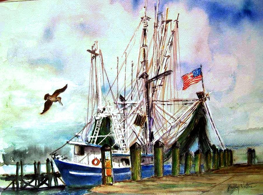Nocho Boat Painting by Bobby Walters