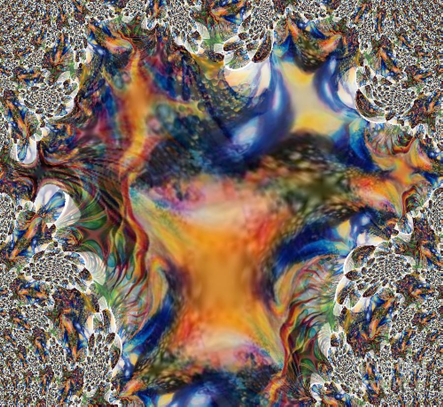 Multicolored Painting - Nocturnal Nature by Vicki Lynn Sodora Multicolored Painting - Nocturnal Nature by Vicki Lynn Sodora