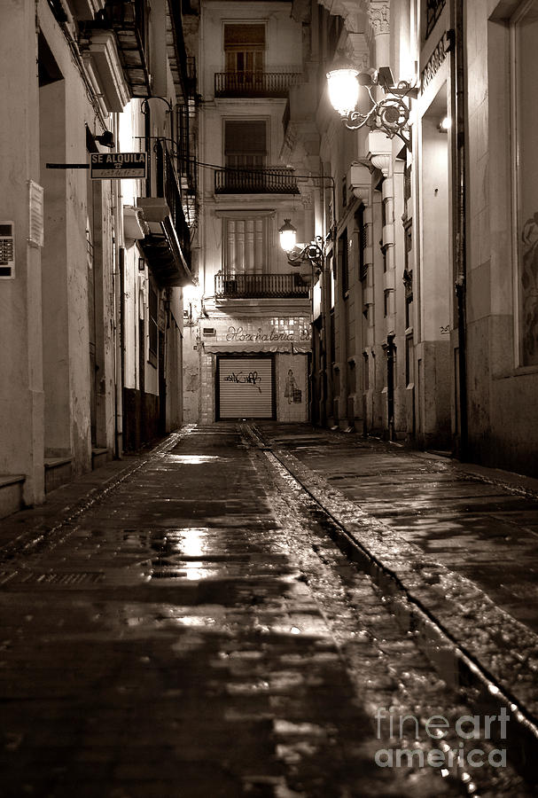 Nocturnal SOUND of Valencia Photograph by Silva Wischeropp
