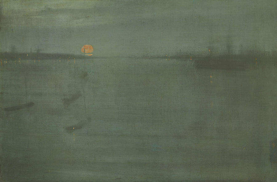 Nocturne Blue and Gold Southampton Water Painting by James Abbott McNeill Whistler