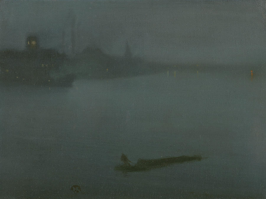 Nocturne in Blue and Silver Painting by James Abbott McNeill Whistler