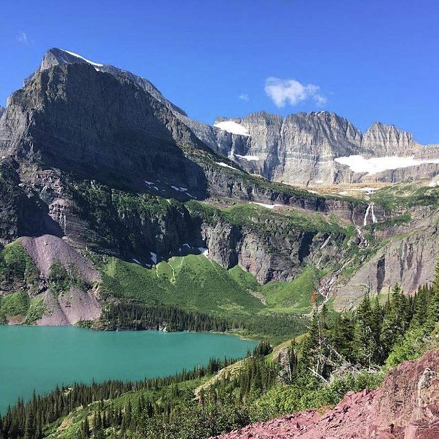 Hike Photograph - #nofilterneeded #grinnellglacier #trail by Patricia And Craig