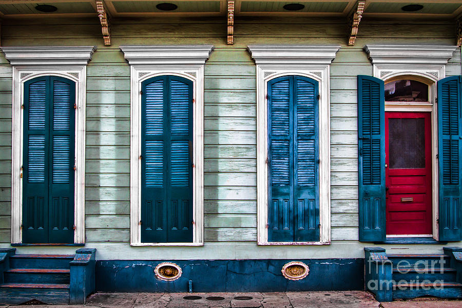 NOLA Door Series 17 Photograph by Jarrod Erbe