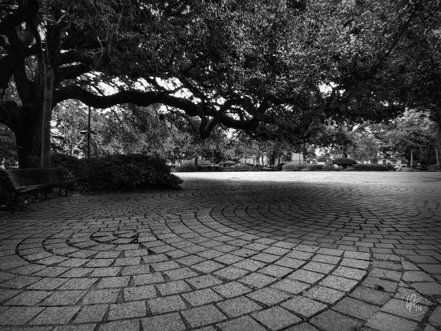 New Orleans Photograph - NOLA - Treme - Congo Square 001 BW by Lance Vaughn