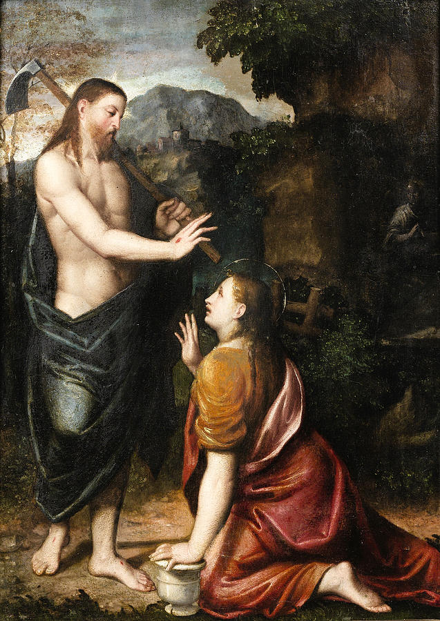 Noli me Tangere Painting by Callisto Piazza