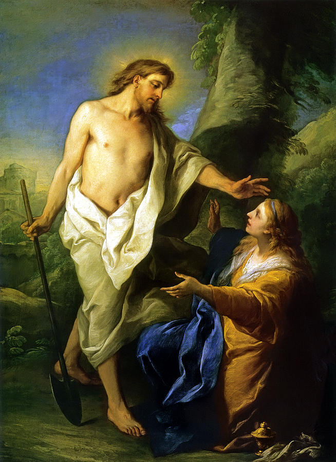 Noli Me Tangere Painting by Carle Vanloo