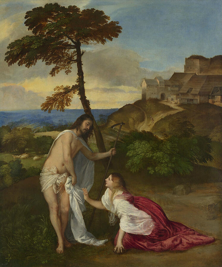 Noli me Tangere, by 1576 Painting by Titian