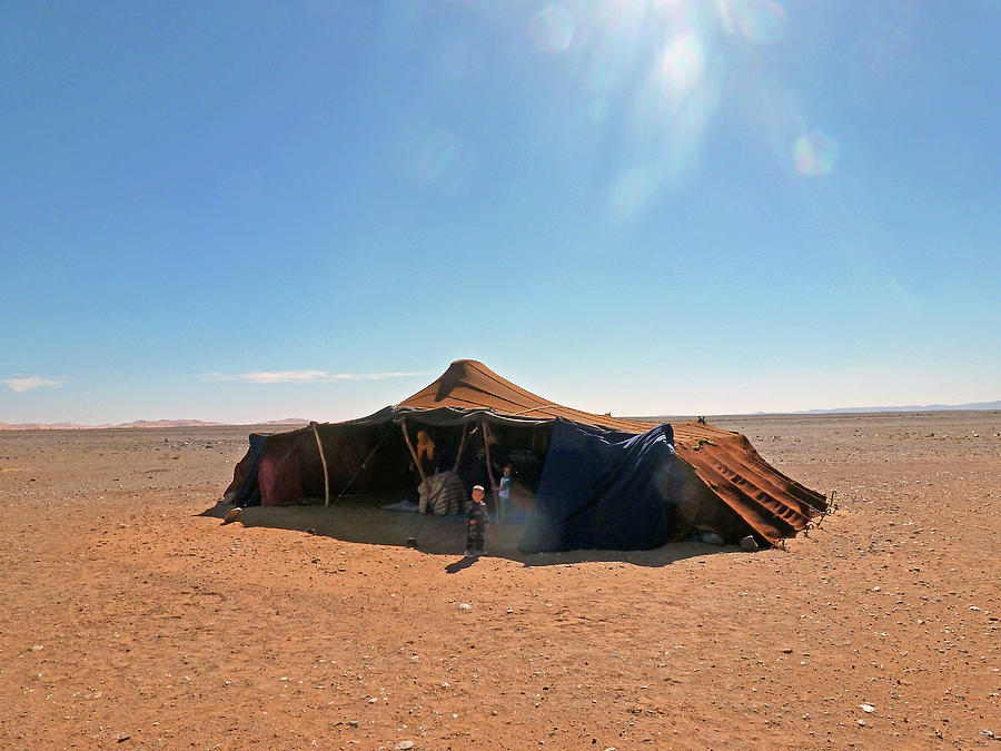 Nomad Tent Sahara Desert Morocco Photograph by Allan Rothman