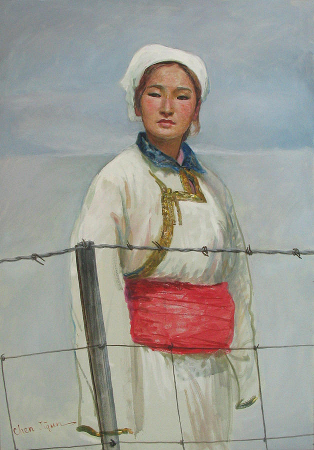 Nomadic Finis Painting by Ji-qun Chen