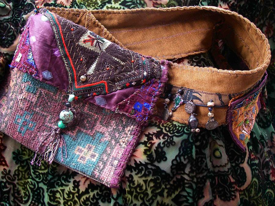 Vintage Tapestry - Textile - NOMADIC POUCH-BELT  Custom Orders Only by Krisha Fairchild