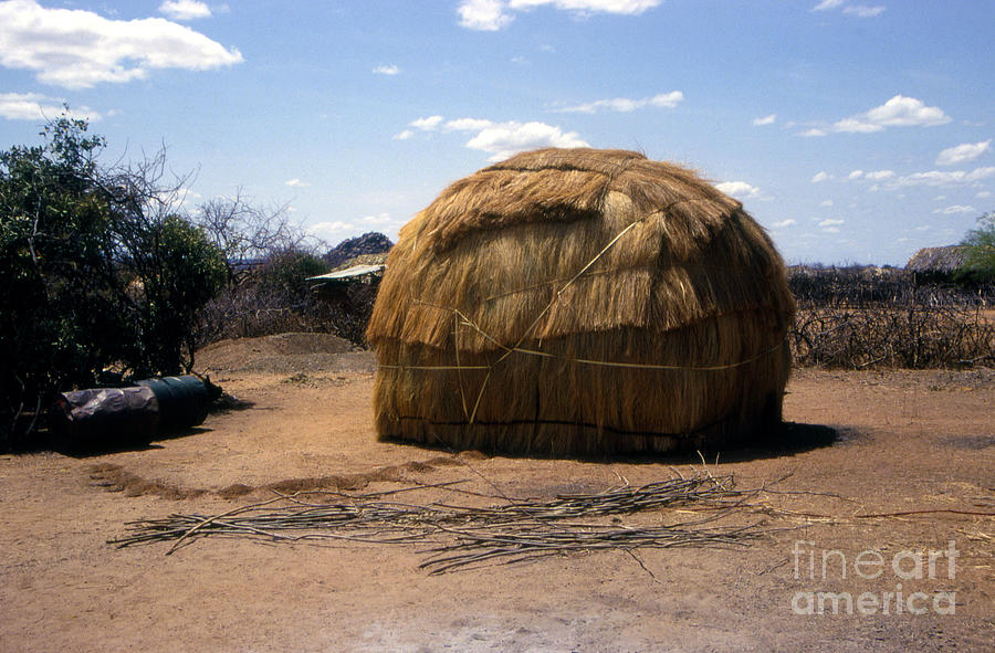 Nomads Hut Photograph by Morris Keyonzo