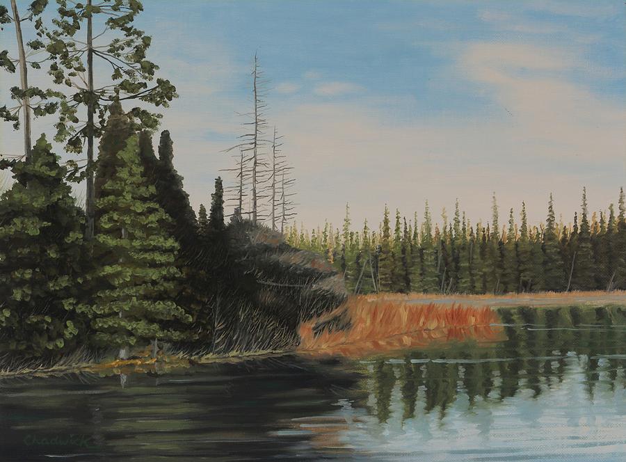 Noname Lake Painting by Phil Chadwick