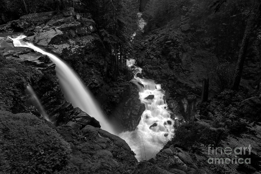 Nooksack Black And White Landscape Photograph by Adam Jewell