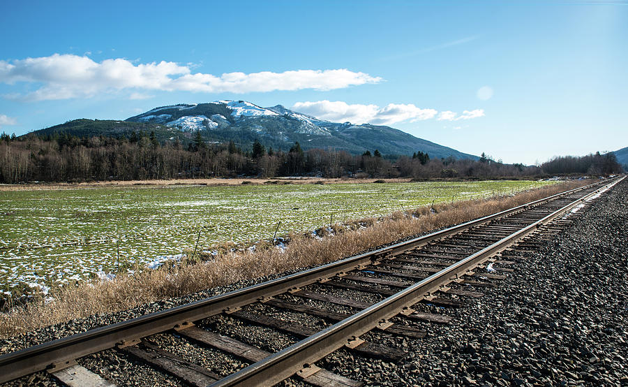 Nooksack Valley Rail Line Photograph by Tom Cochran