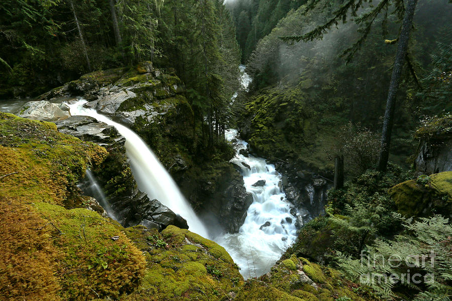 Noooksack Falls Canyon Photograph by Adam Jewell
