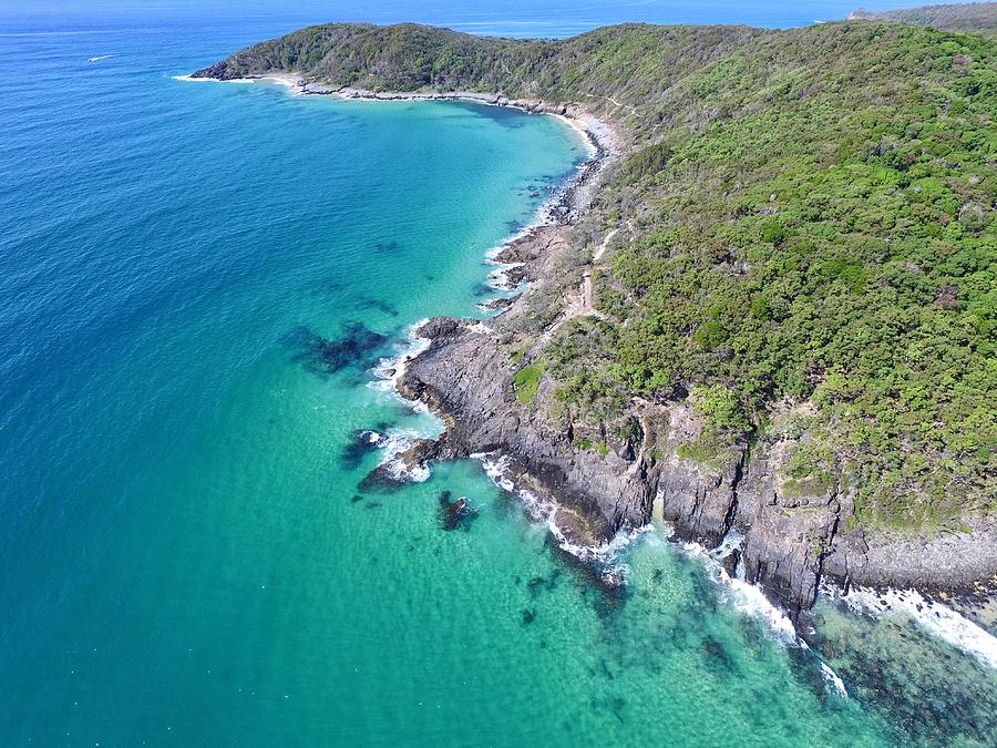 Noosa National Park aerial view by Keiran Lusk Noosa National Park aerial view by Keiran Lusk