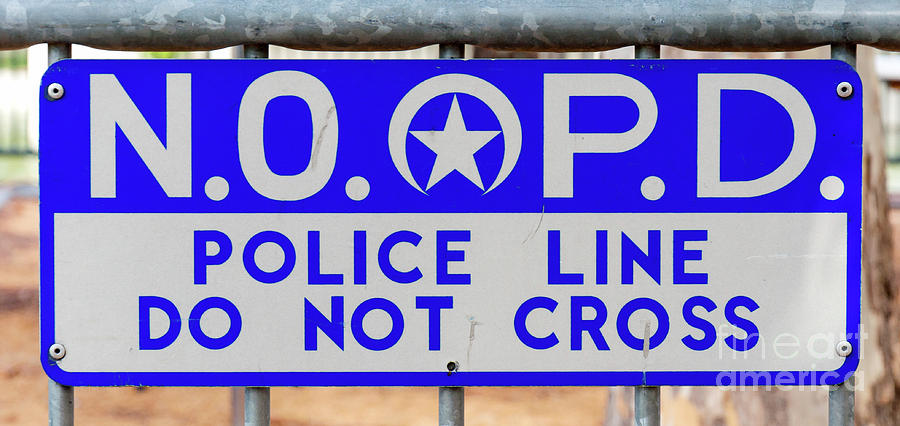 NOPD Police Line Photograph by Kathleen K Parker