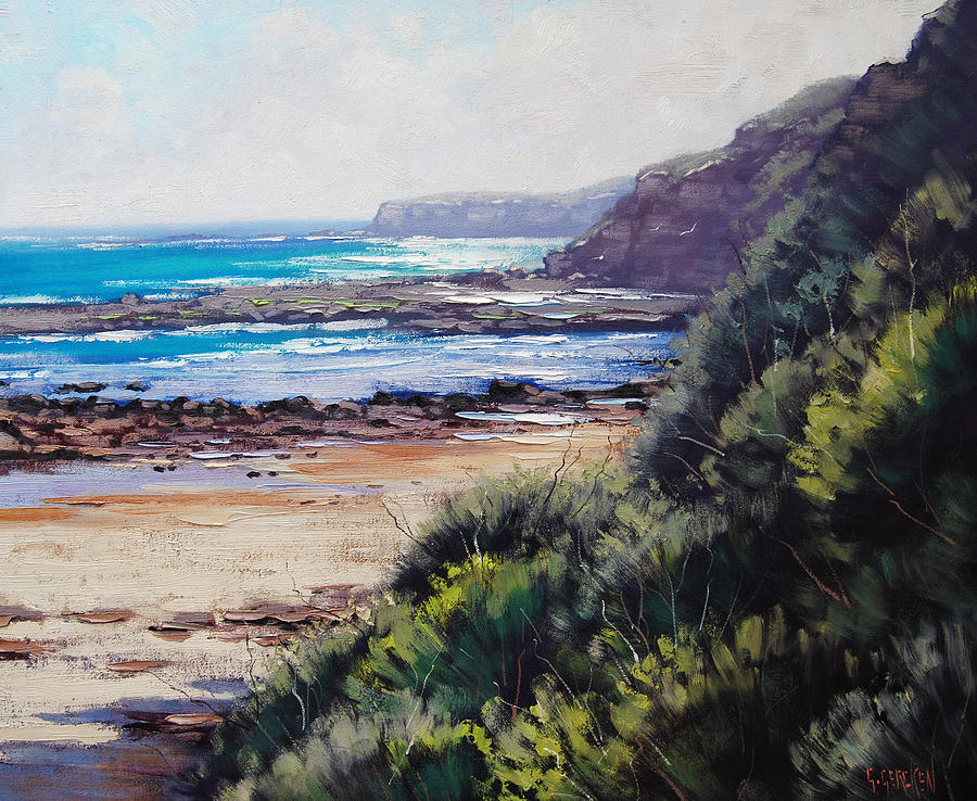 Nature Painting - Norah Head Sparkle by Graham Gercken