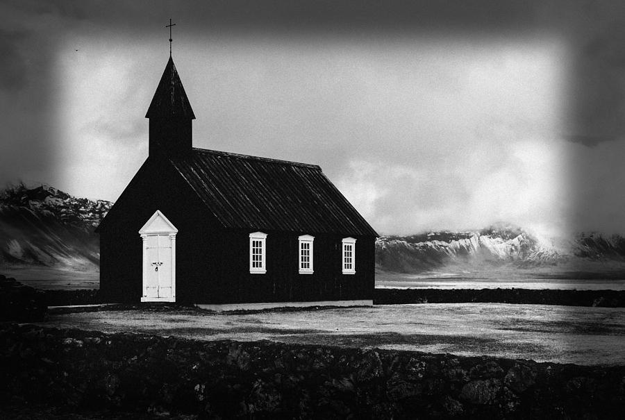Nordic Church Painting by Celestial Images