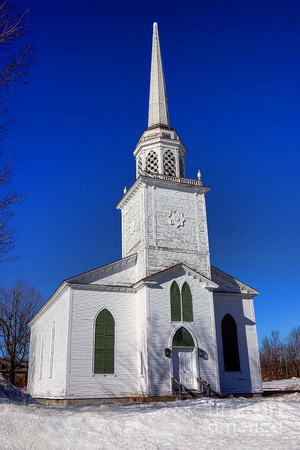 Norland Church in Livermore Maine Photograph by Olivier Le Queinec
